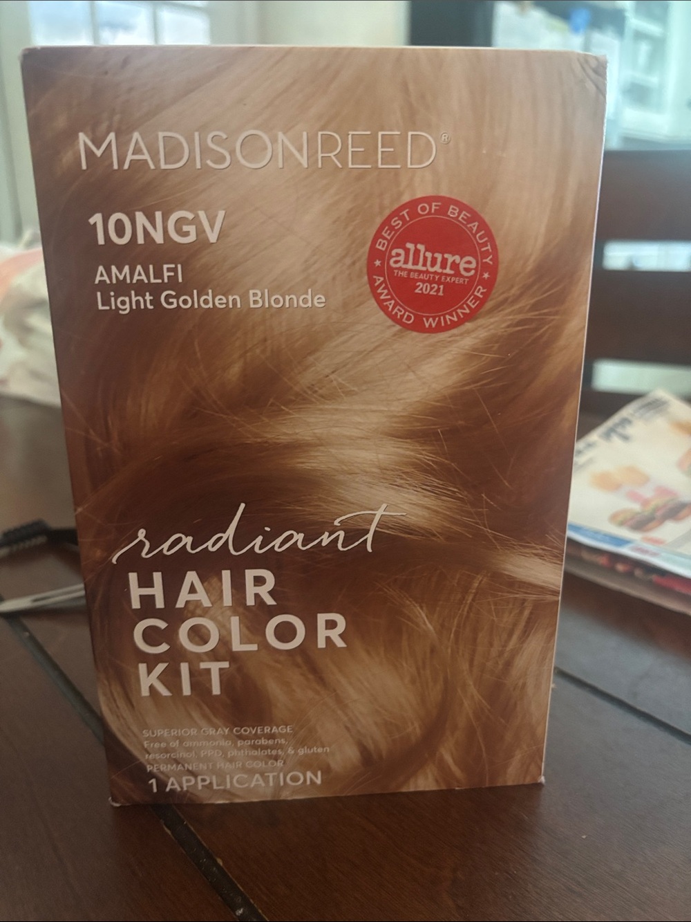 Madison Light Golden Blonde Radiant Hair Color Kit